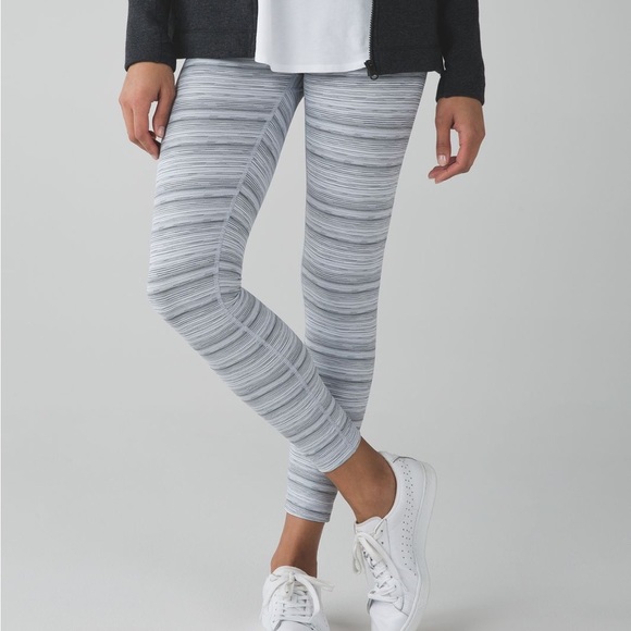 Lululemon High Times Pant High Rise 25” inseam in Spacedye Blue grey - size 4 - Picture 1 of 11